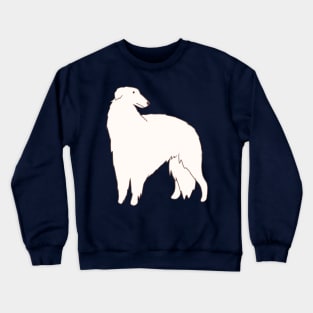 borzoi dog illustration Crewneck Sweatshirt